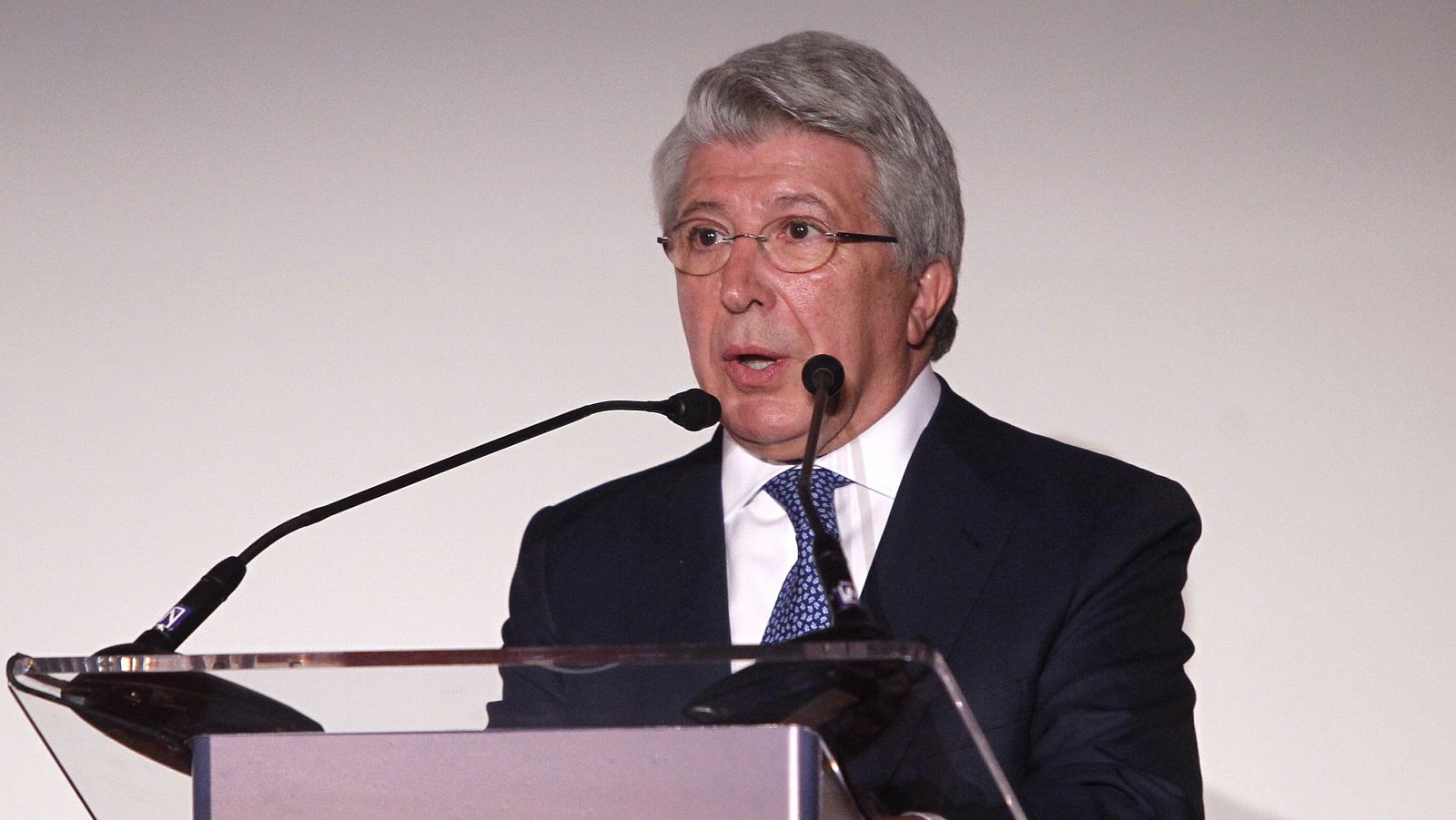 El presidente del Atlético de Madrid, Enrique Cerezo.