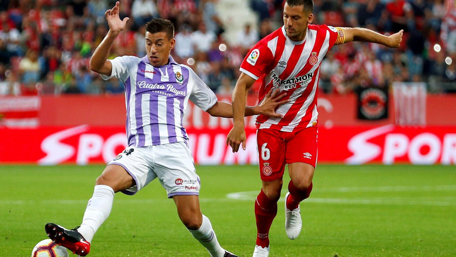 Girona y Valladolid empatana en el inicio de la Liga 2018-2019