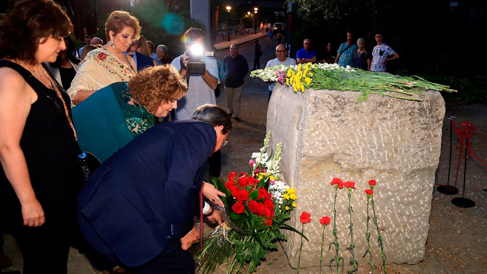 Homenaje a Federico García Lorca en Alfacar, con motivo de su fusilamiento hace 82 años