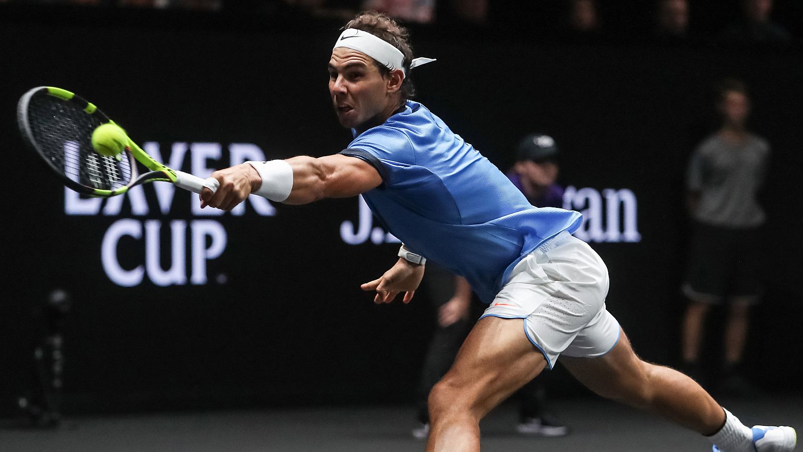 Rafa Nadal, en la edición de 2017 de la Laver Cup.