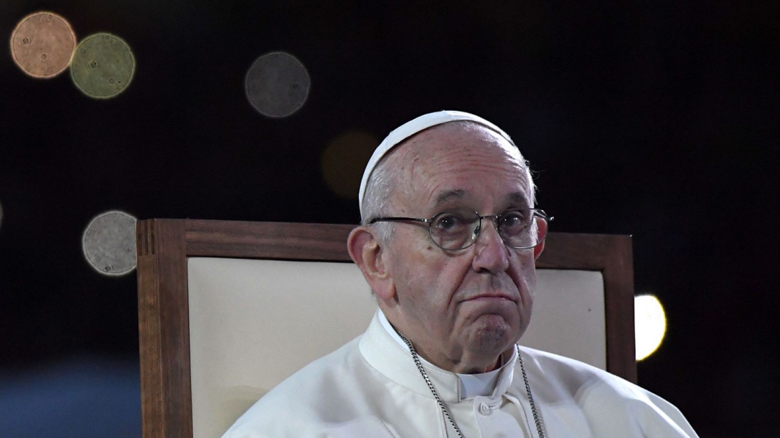 El papa Francisco, durante su visita a Irlanda