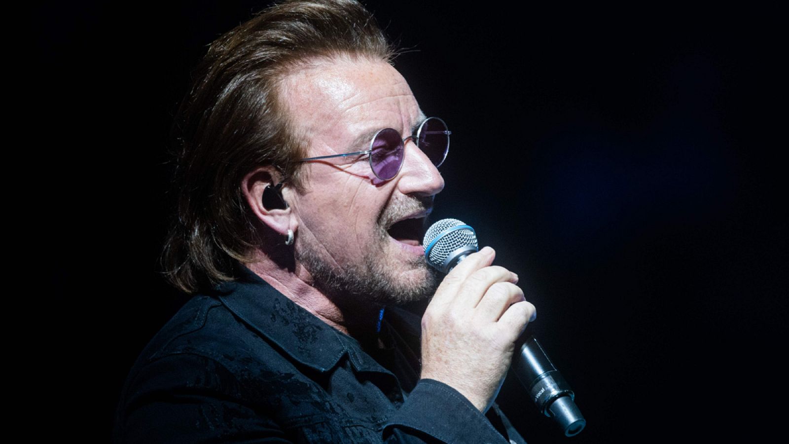 Bono, durante el concierto que U2 dio el 31 de agosto en Berlín