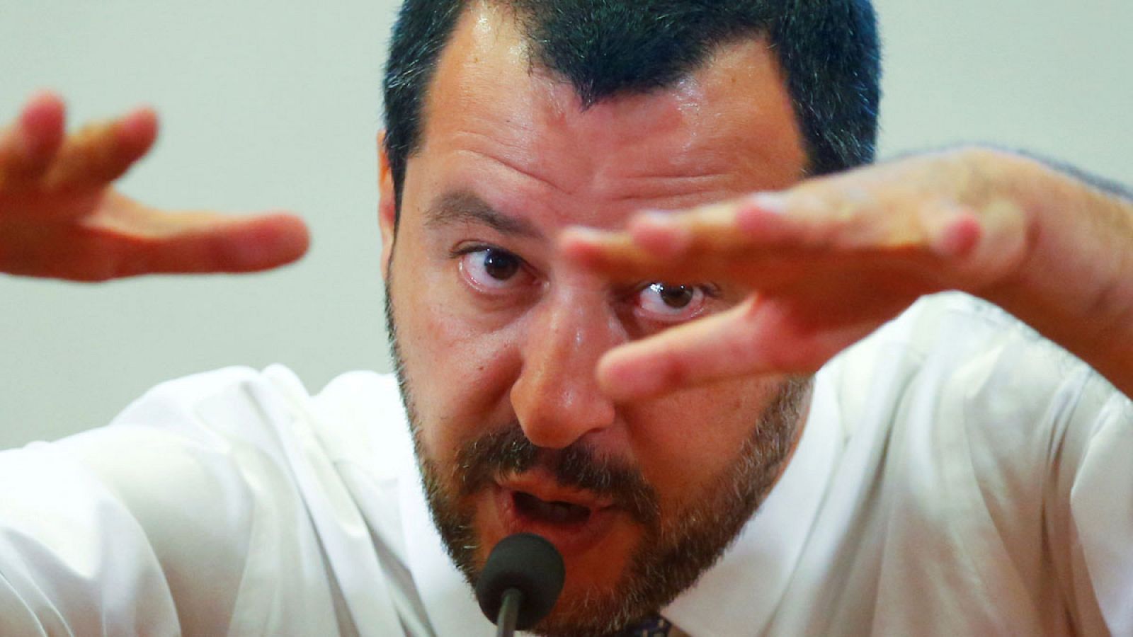 El ministro del Interior italiano, Matteo Salvini