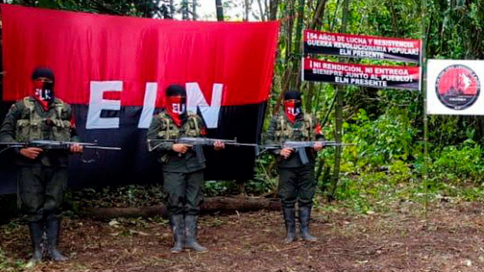 Imagen de archivo de la guerrilla del Ejército de Liberación Nacional de Colombia
