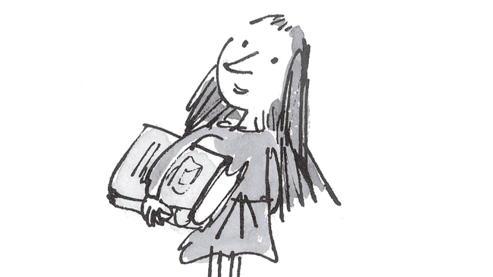 Dibujo de 'Matilda' que en su aniversario reedita Penguin Random House con sus ilustraciones originales.