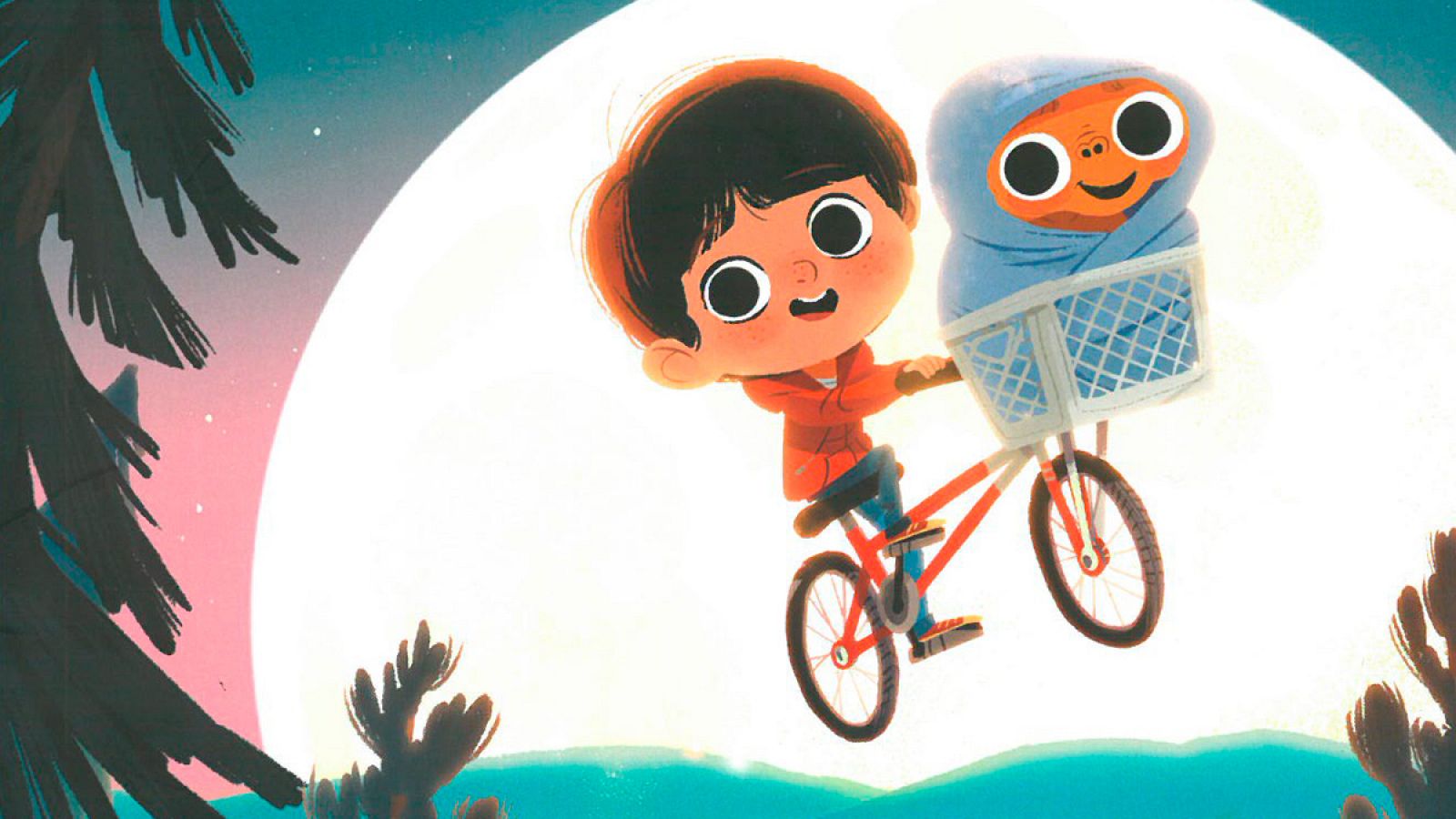 Fragmento de la portada del cuento de 'E.T.'