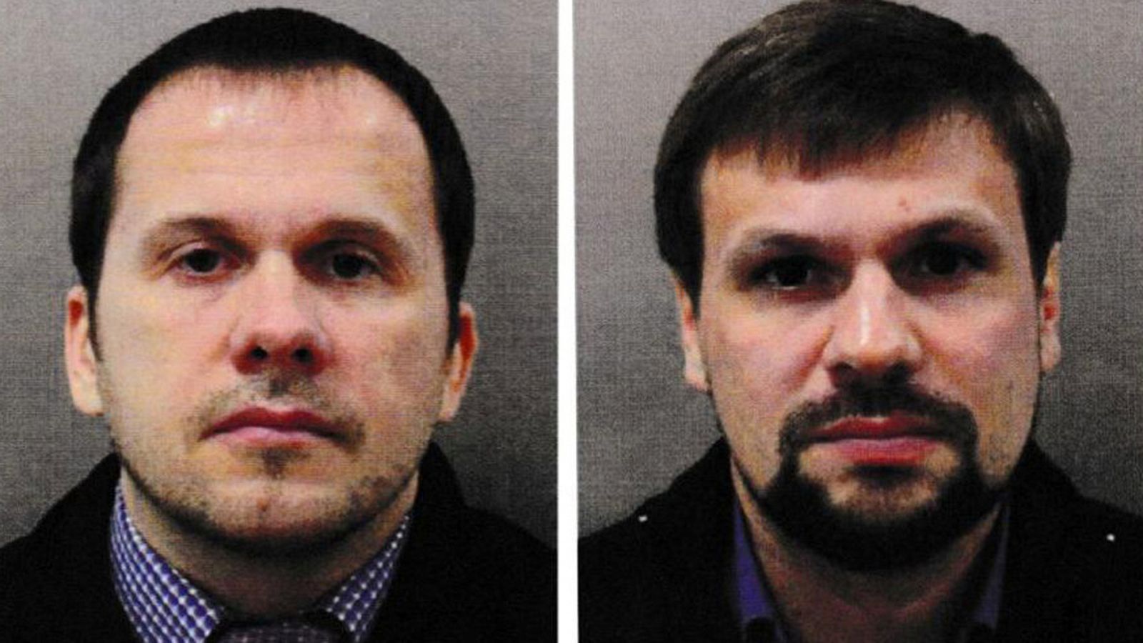 Alexander Petrov y Ruslan Boshirov, acusados formalmente de asesinar al exagente ruso Sergei Skripal