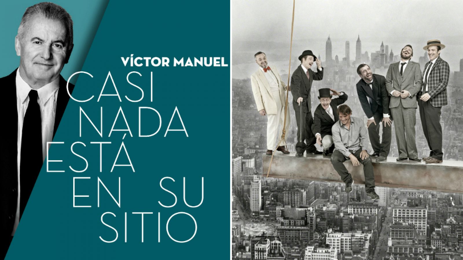 Víctor Manuel con su nuevo disco y Sergio Peris-Mencheta con la obra "Lehman Trilogy" son nuestros invitados este fin de semana