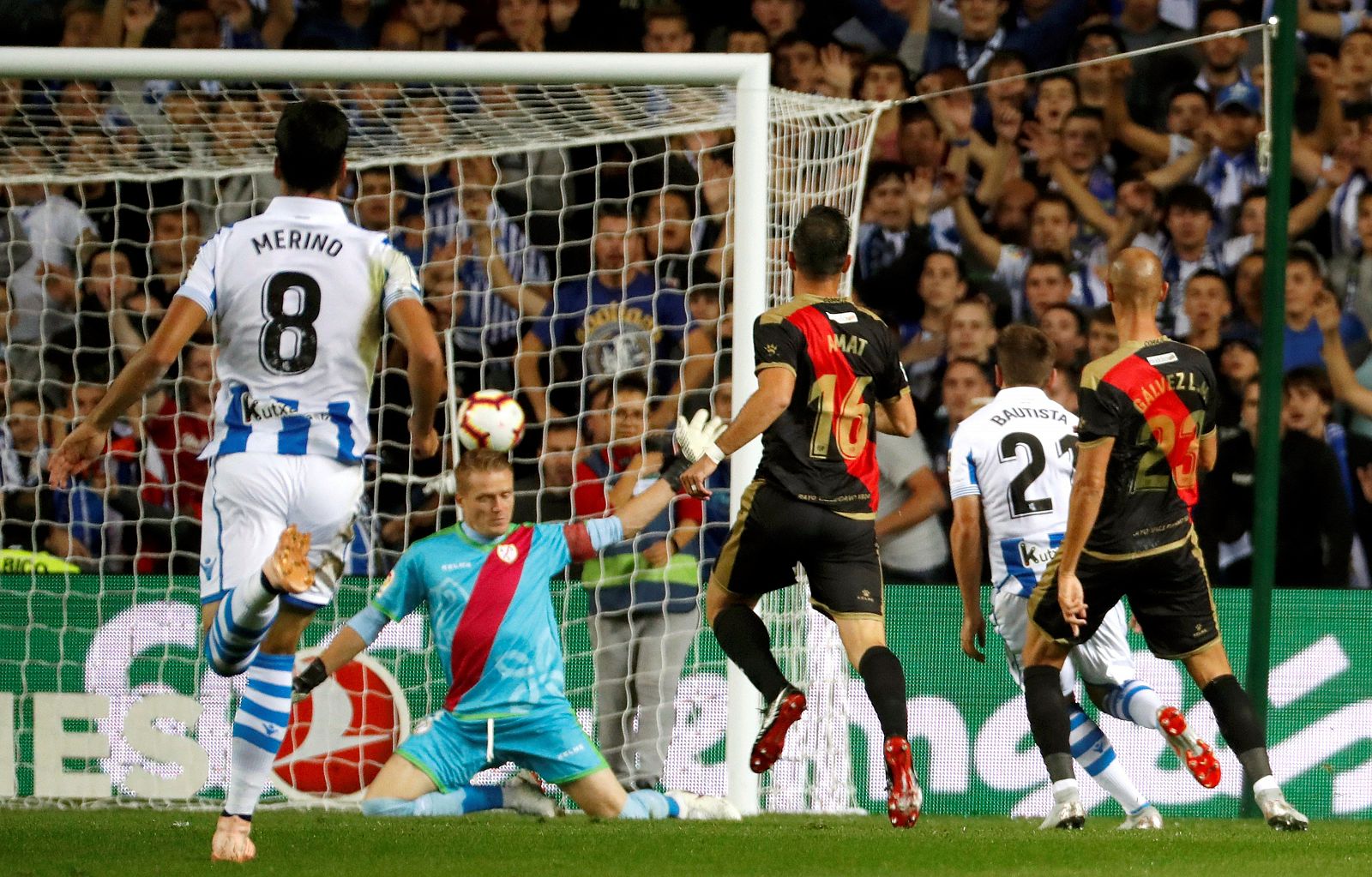 Imagen del partido en el Nuevo Anoeta.