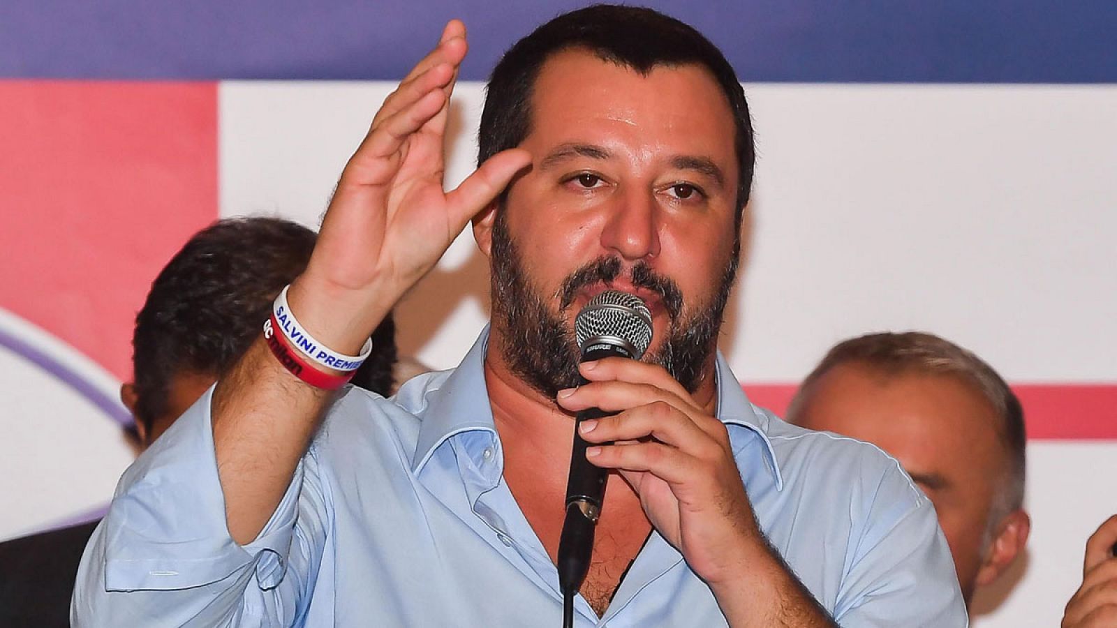 Matteo Salvini, viceprimer ministro de Italia y líder de La Liga.