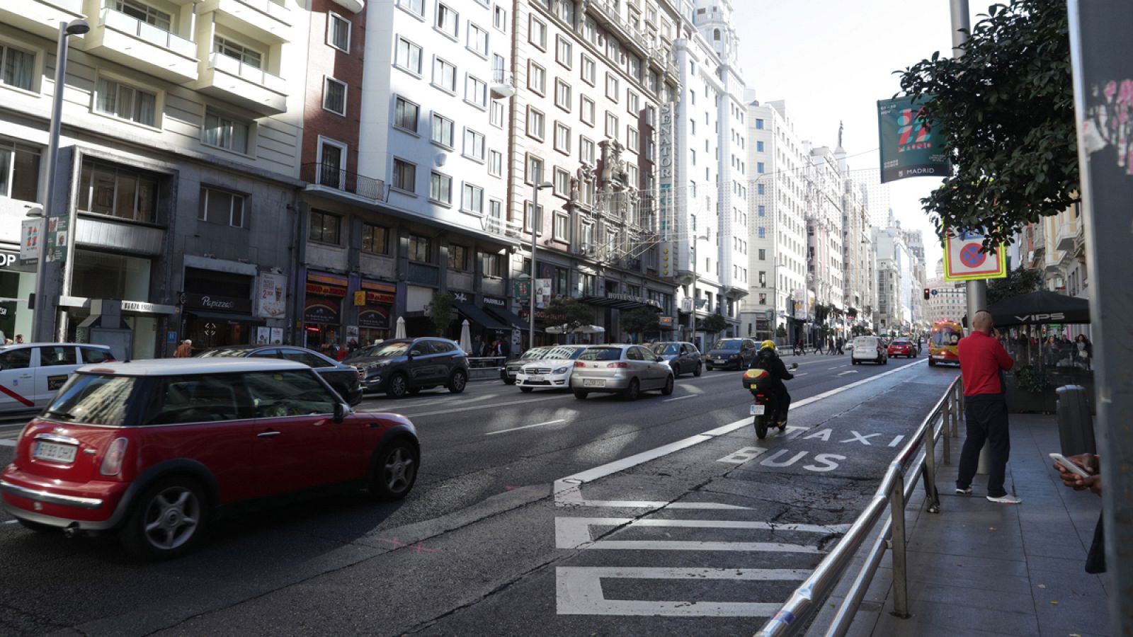 Madrid reduce la velocidad de circulación a 30 km/h en la mayoría de sus calles