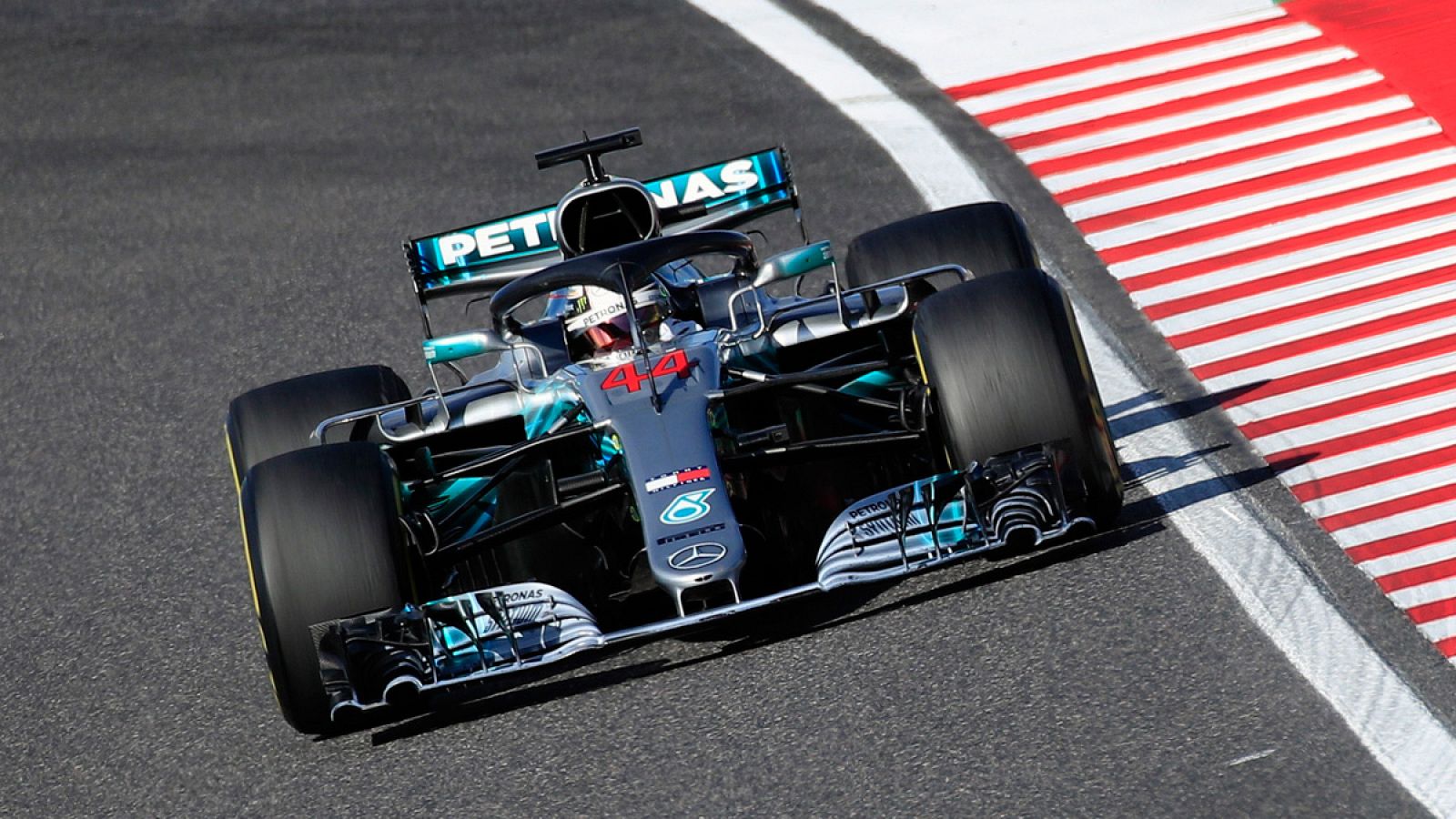 Lewis Hamilton, durante el Gran Premio de Japón