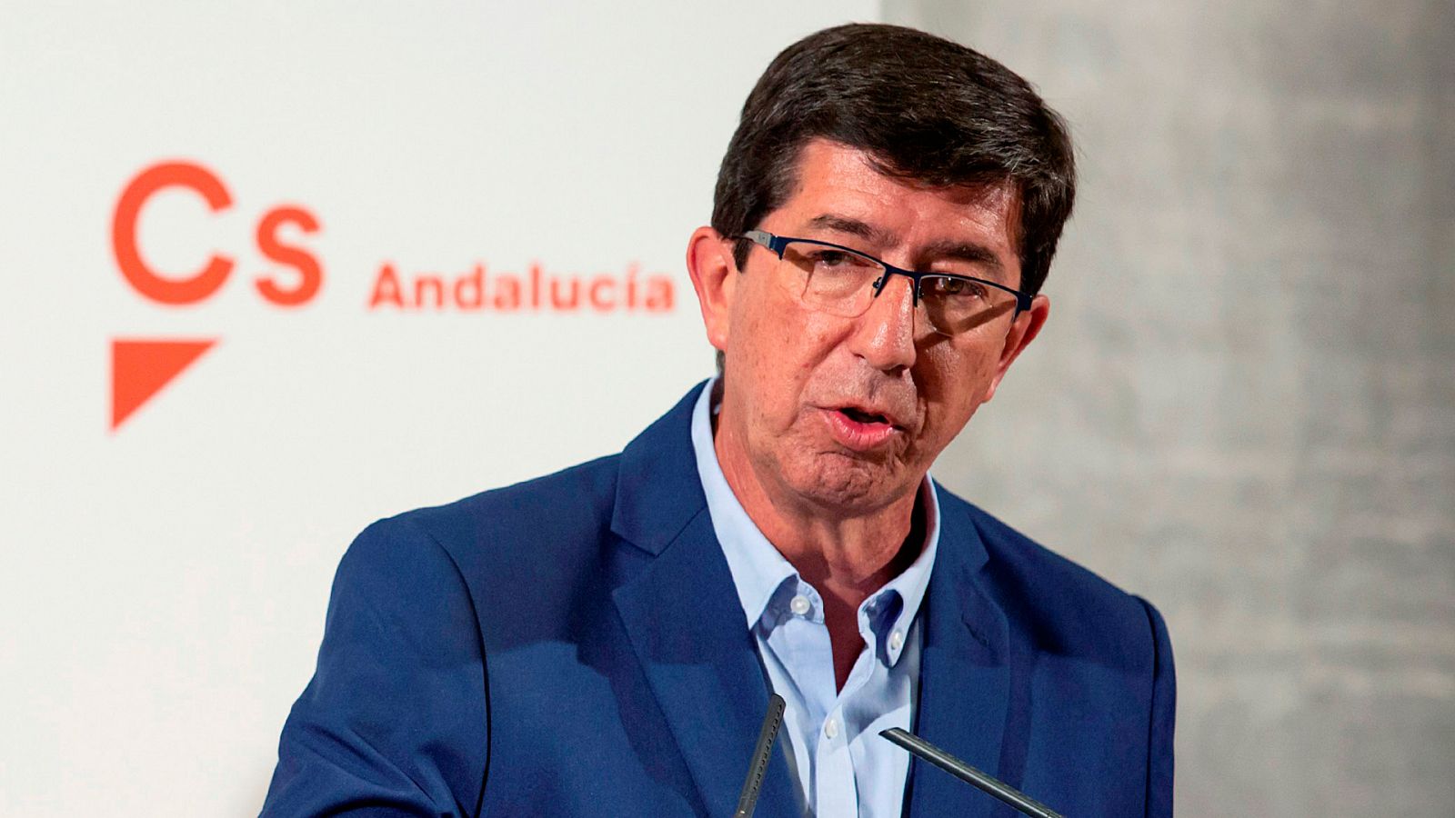 Juan Marín, candidato de Ciudadanos a la presidencia de la Junta de Andalucía