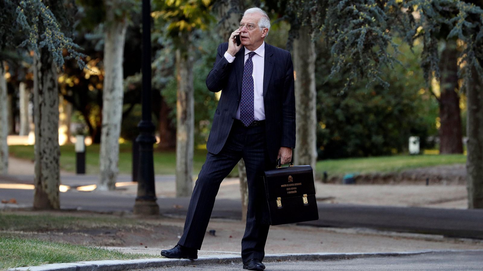 El ministro de Exteriores, Josep Borrell