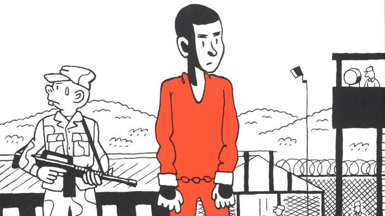 Fragmento de la portada de 'Guantánamo kid'