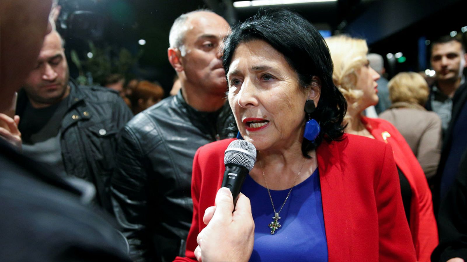 Salomé Zurabishvili, candidata respaldada por el gobernante Sueño Georgiano