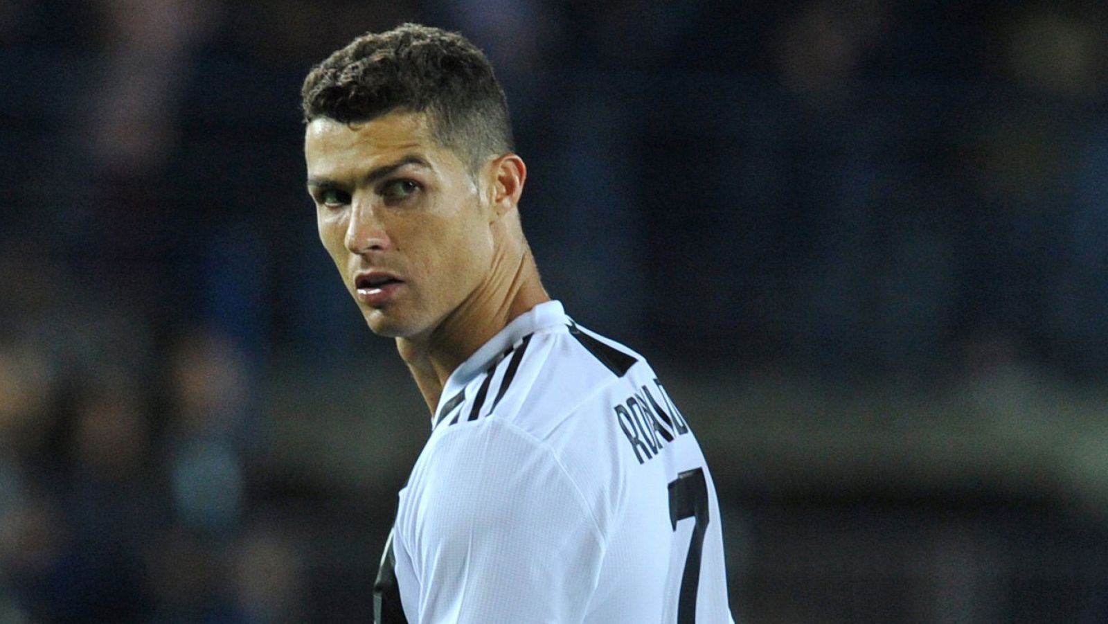 El jugador de la Juventus Cristiano Ronaldo durante un partido de la Serie A.