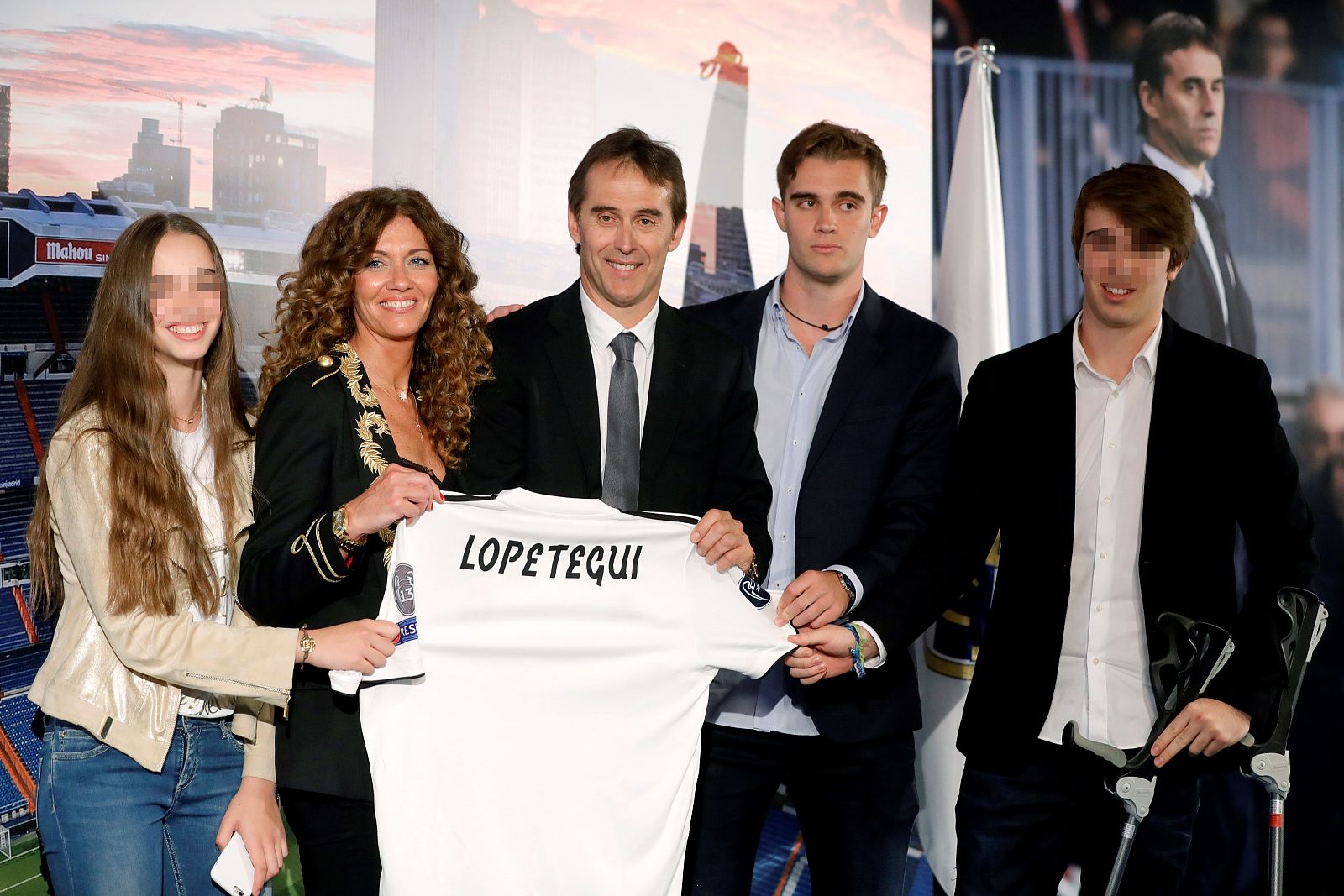 El exentrenador del Real Madrid Julen Lopetegui durante su presentación en el mes de julio.