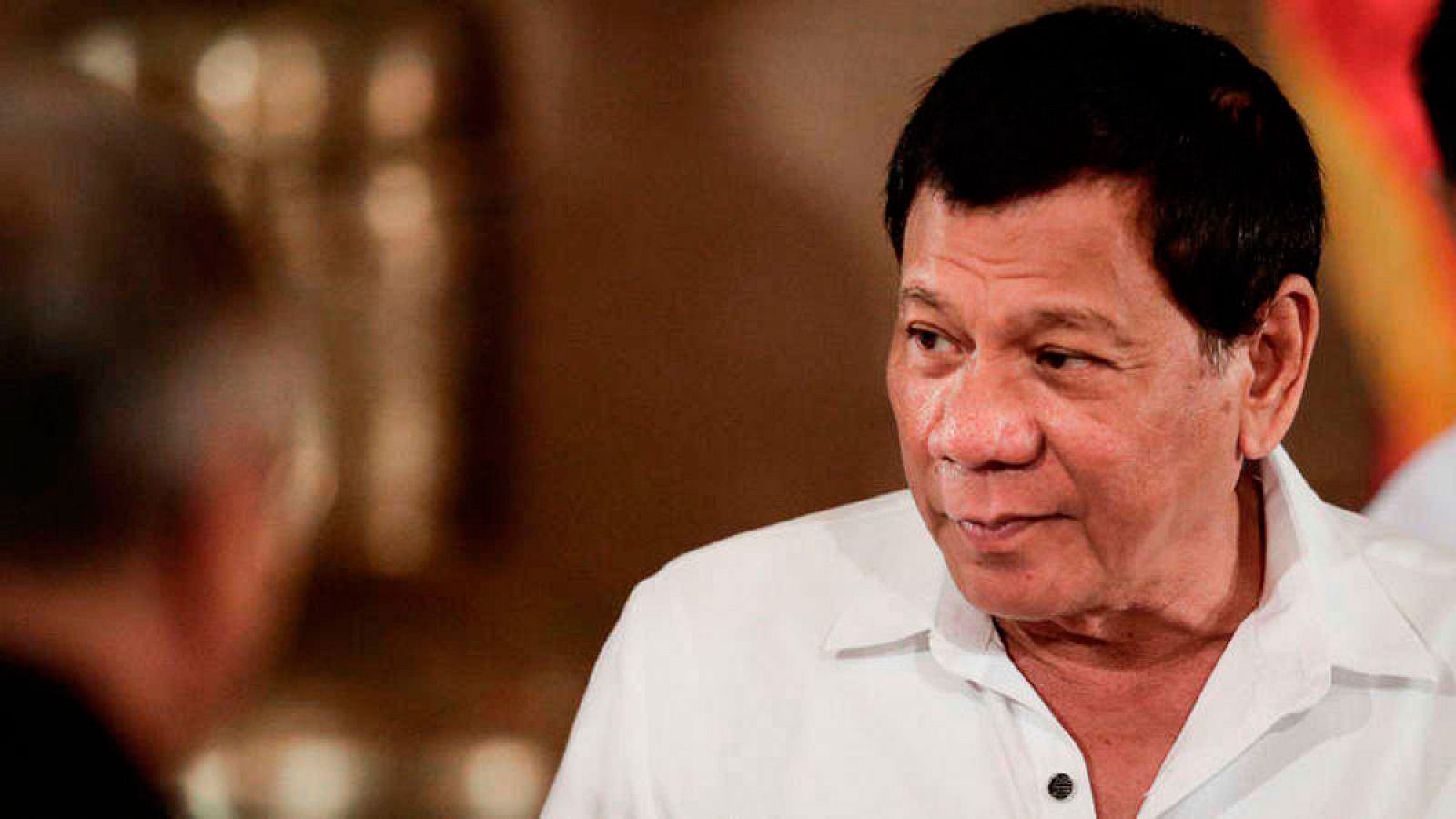 El presidente de Filipinas, Rodrigo Duterte, a su llegada al palacio de Malacanang en Manila el pasado 27 de junio de 2017
