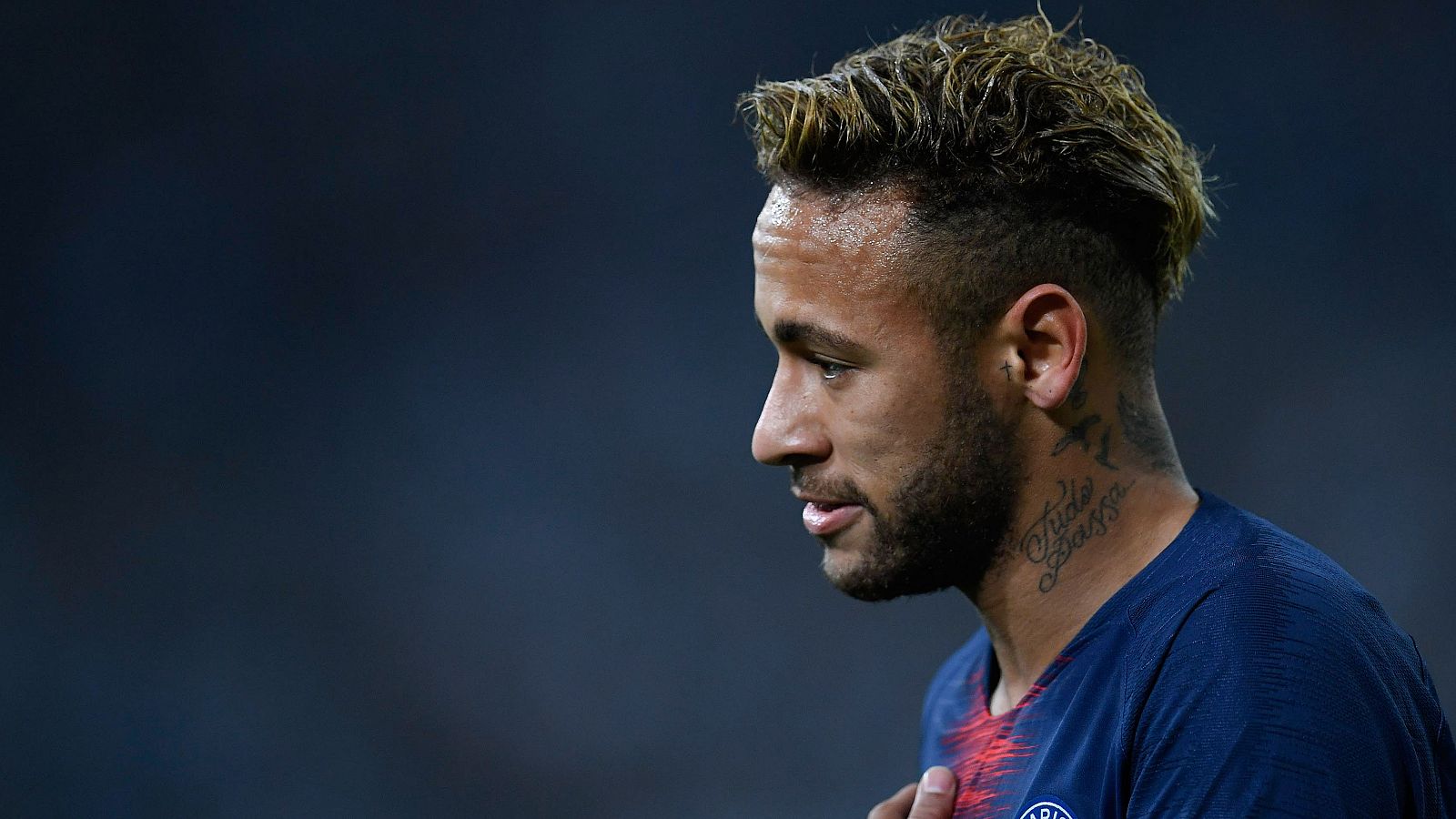 Neymar Jr., en un partido del PSG.