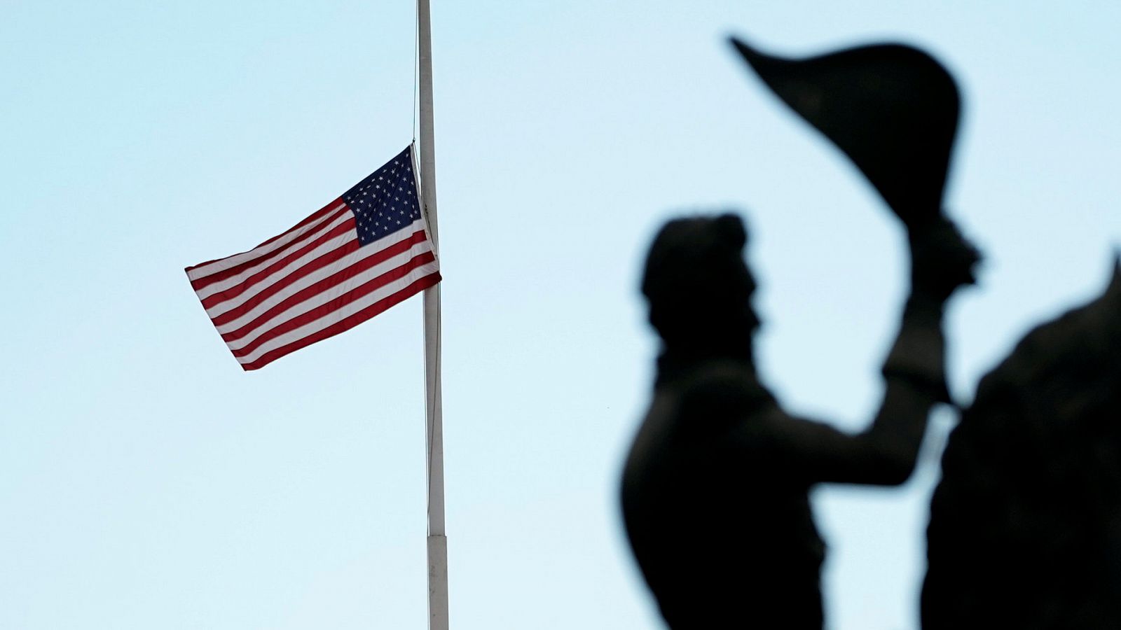 La bandera de los EE.UU., fotografiada en la Casa Blanca, en Washington