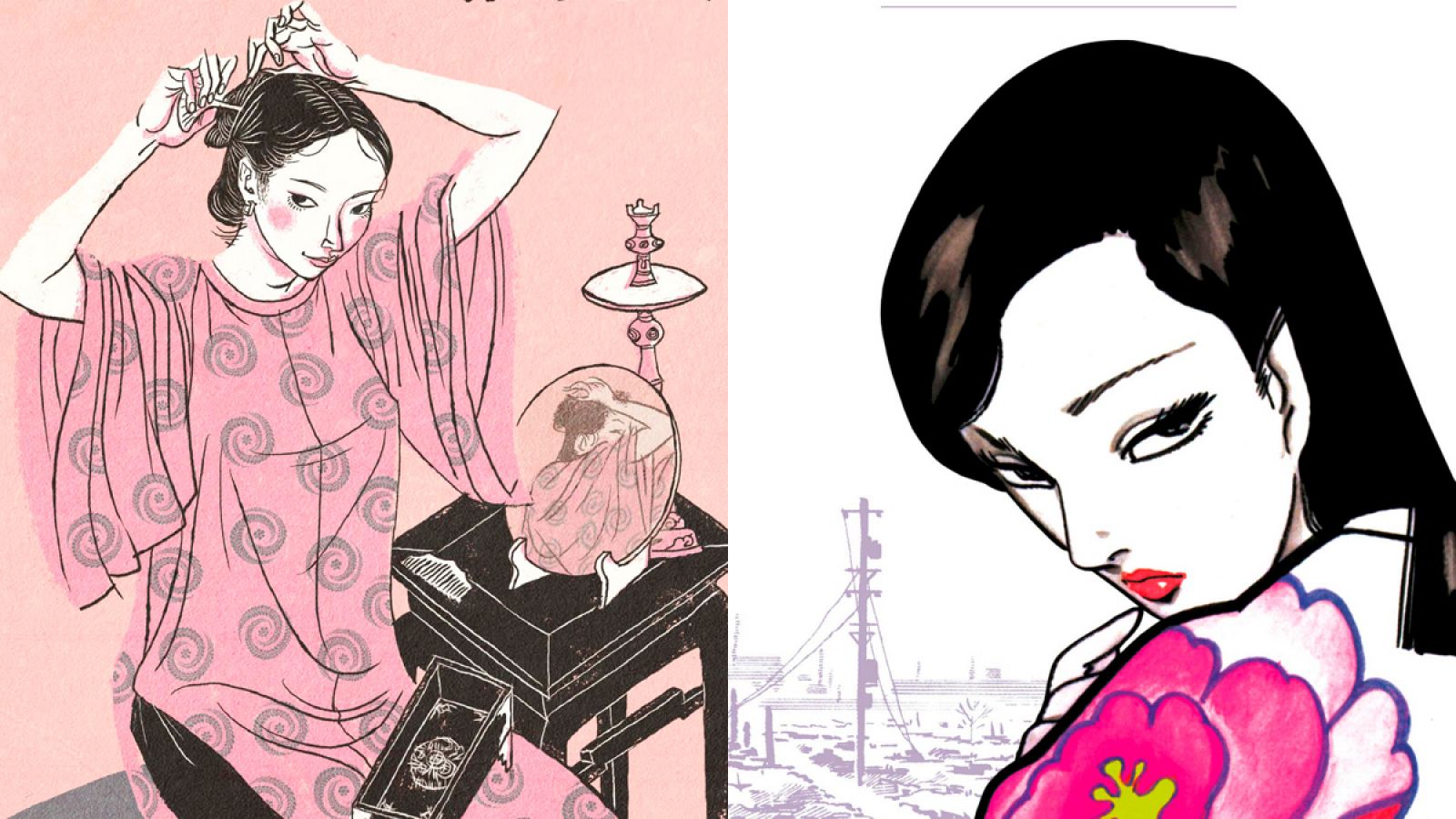 Detalles de las portadas de 'Holy Dragon Imperator' y 'Una mujer de la era Shôwa'
