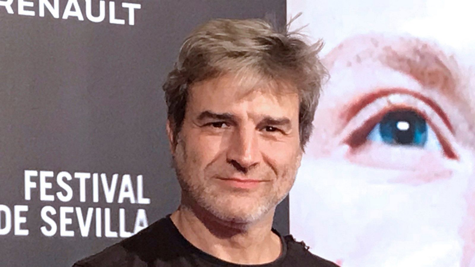 El actor y director Alberto San Juan durante la presentación en Sevilla de 'El Rey'.