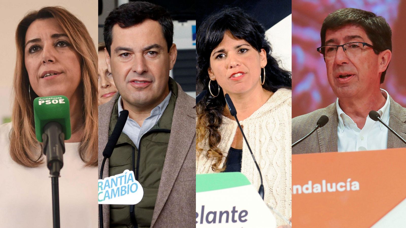Candidatos elecciones Andalucía