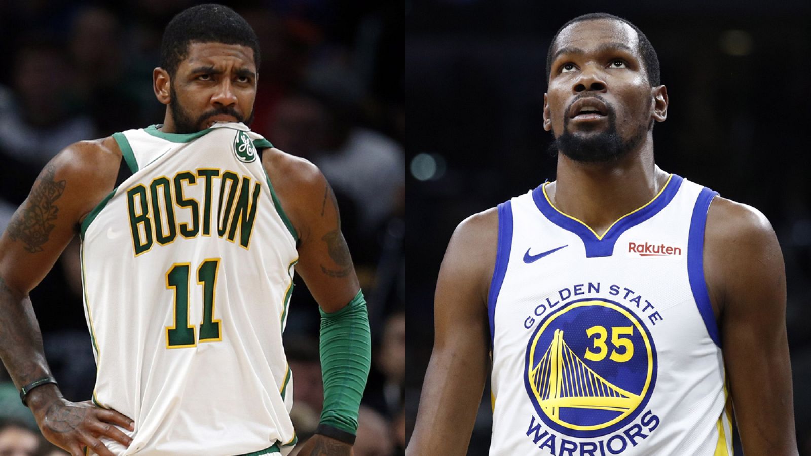Kyrie Irving (Boston Celtics) y Kevin Durant (Golden State Warriors)