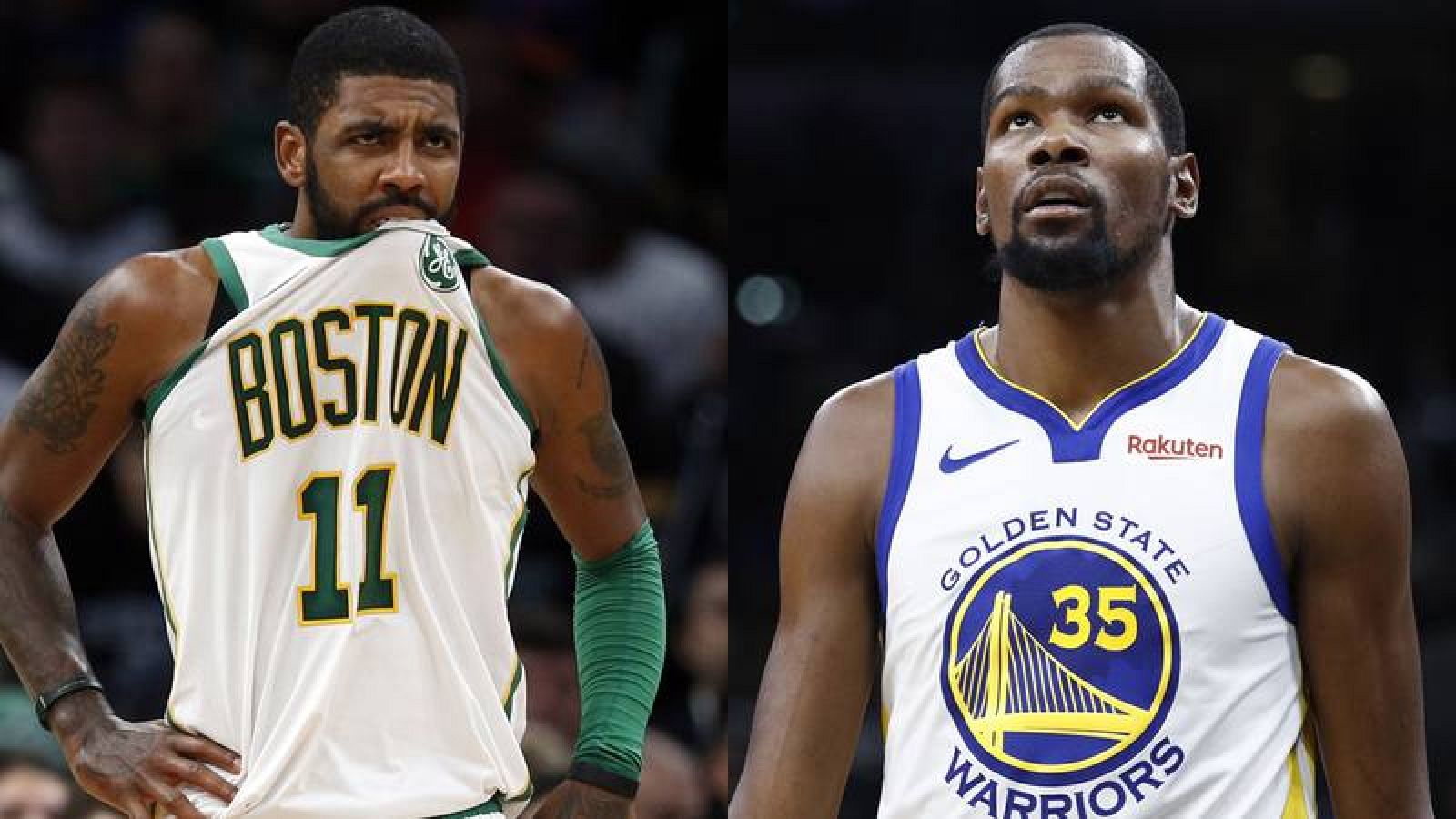 Kyrie Irving (Boston Celtics) y Kevin Durant (Golden State Warriors)