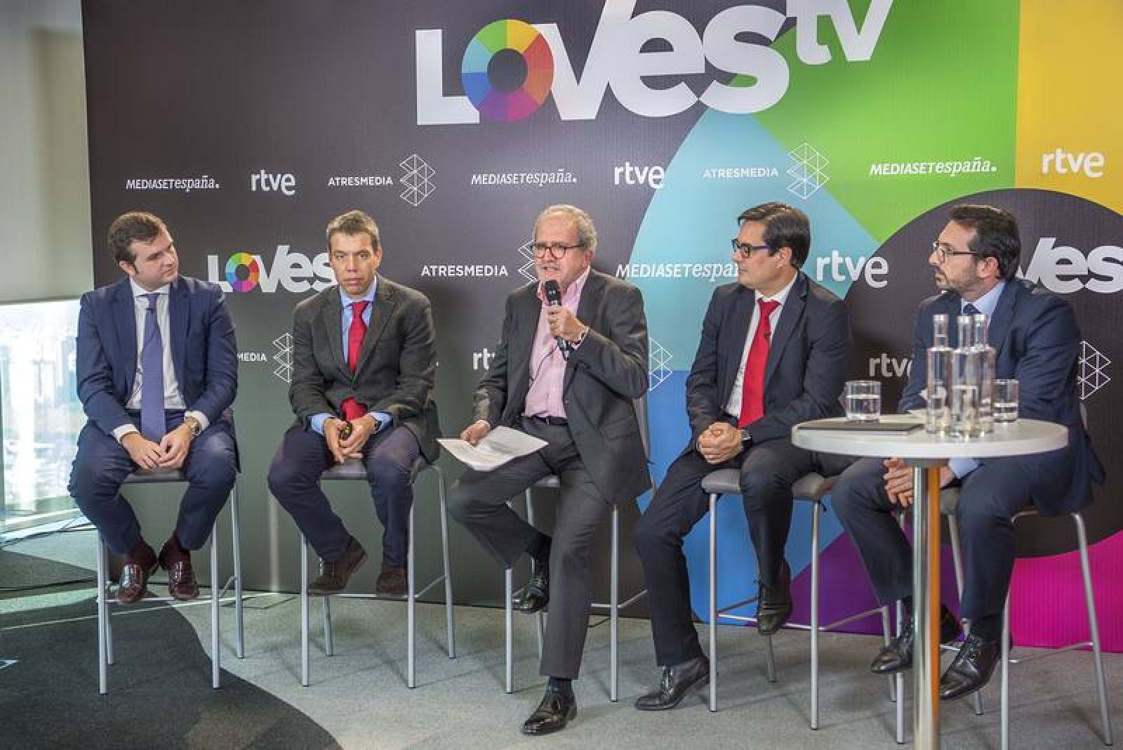  Presentación conjunta de Lovestv con RTVE, Mediaset y Atresmedia