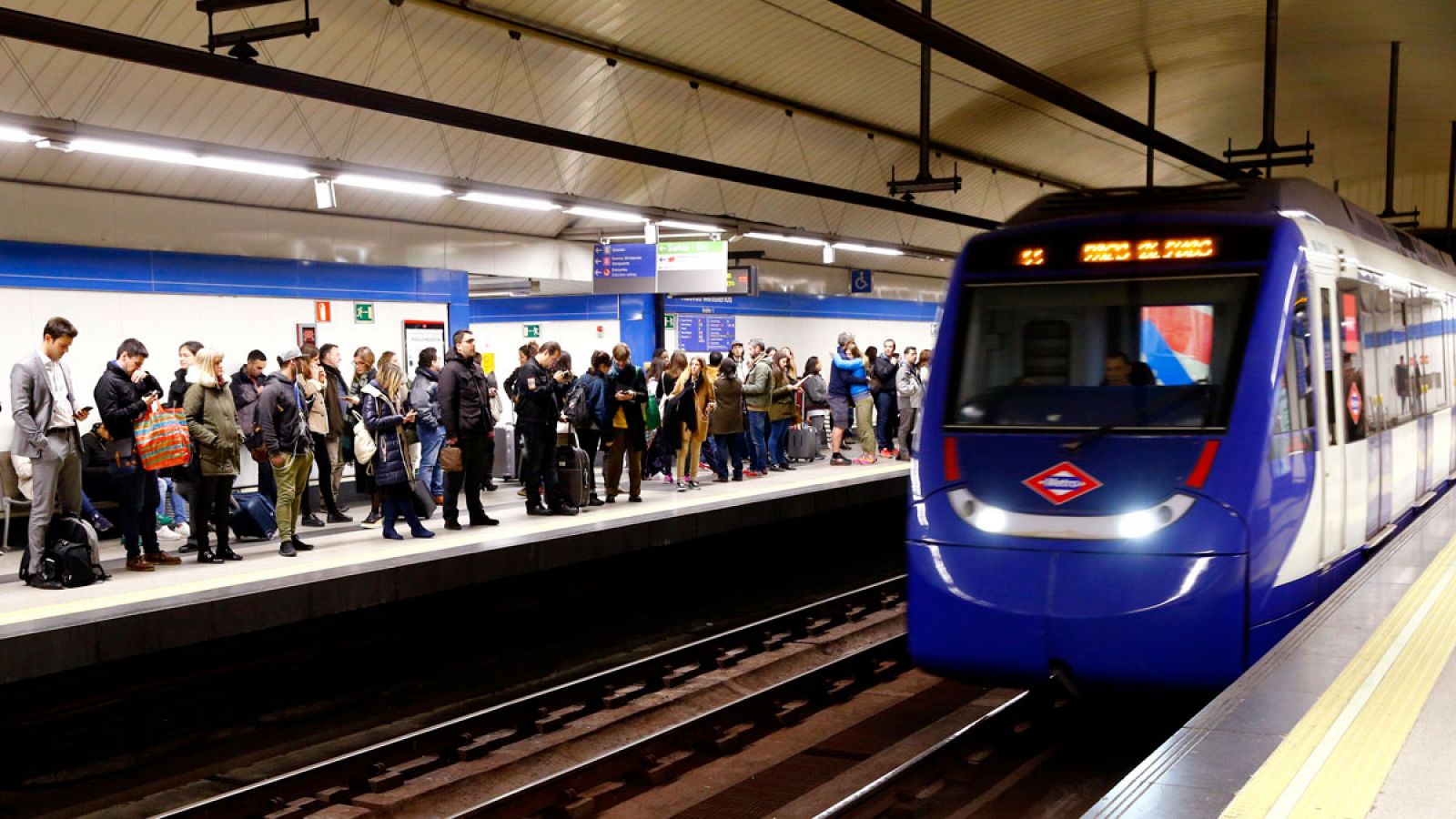 El Sindicato de Maquinistas de Metro convoca paros parciales en diciembre, enero, febrero y marzo