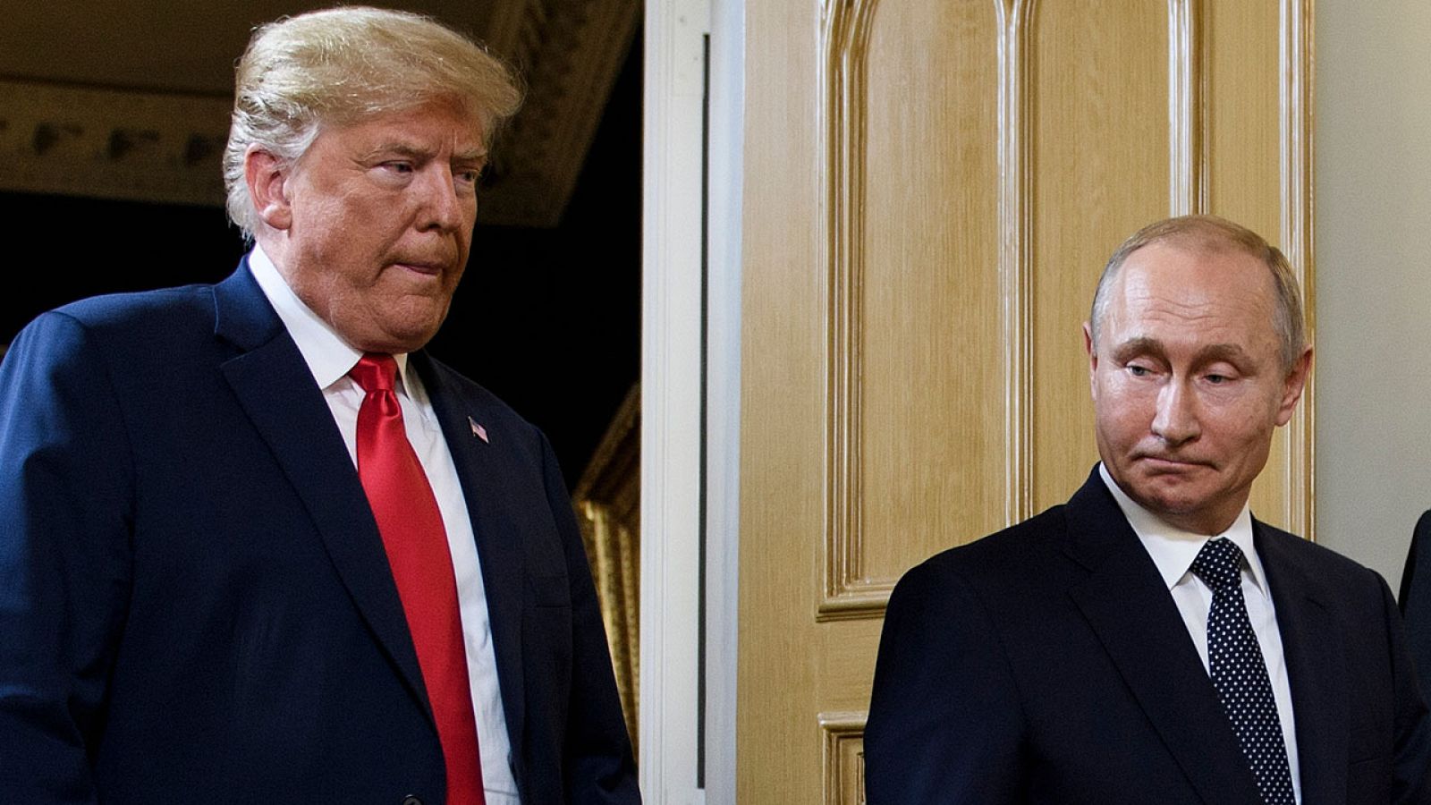 Trump y Putin, durante su cumbre en Helsinki