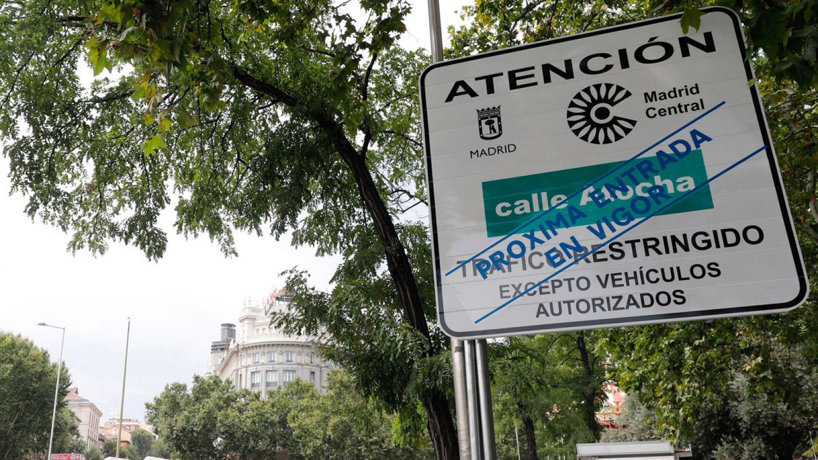 Este viernes han entrado en vigor las nuevas restricciones al tráfico en el centro de Madrid