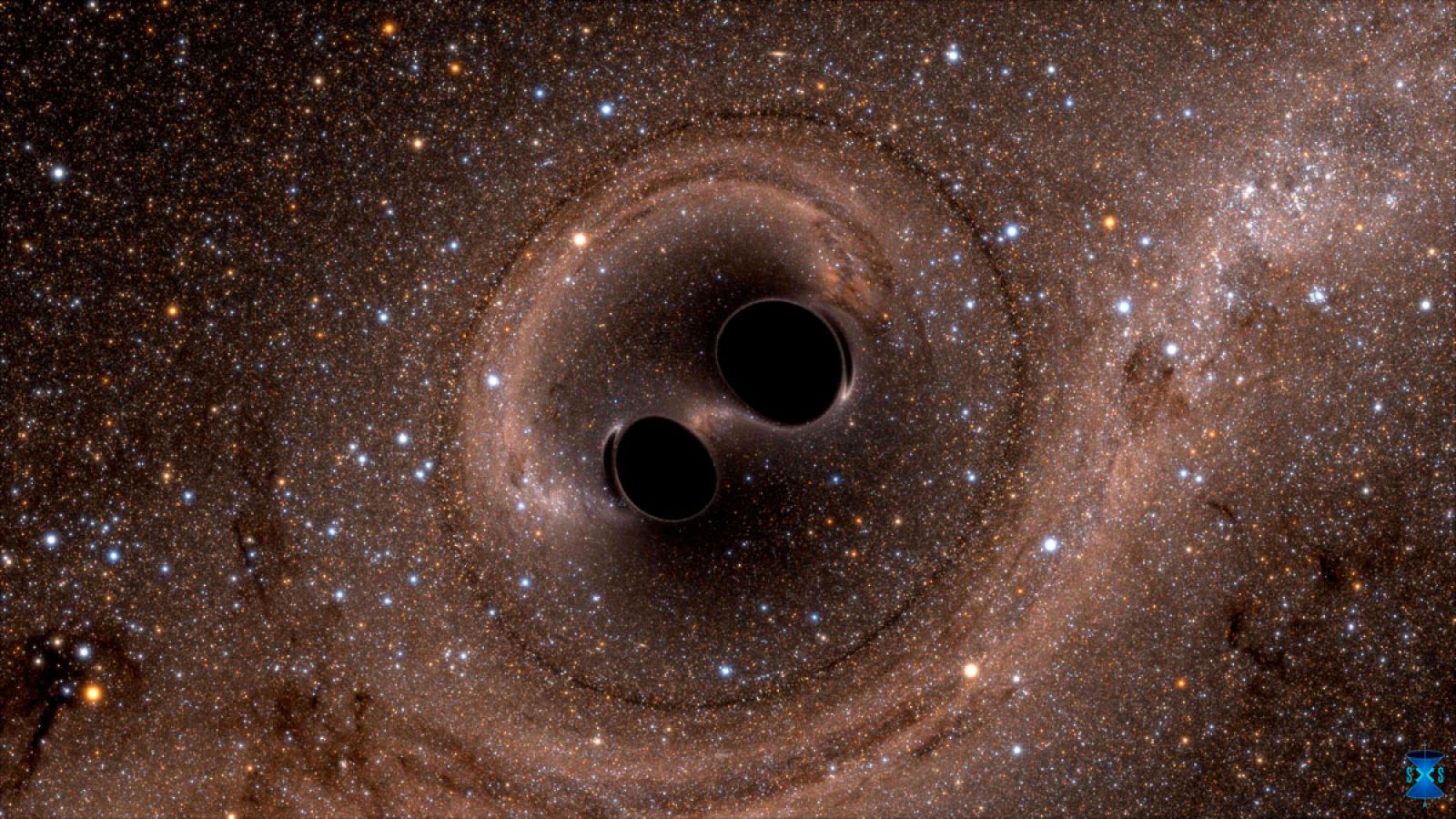 La fusión del sistema binario de agujeros negros fue detectada el 29 de julio de 2017 a más de 9.000 millones de años luz.