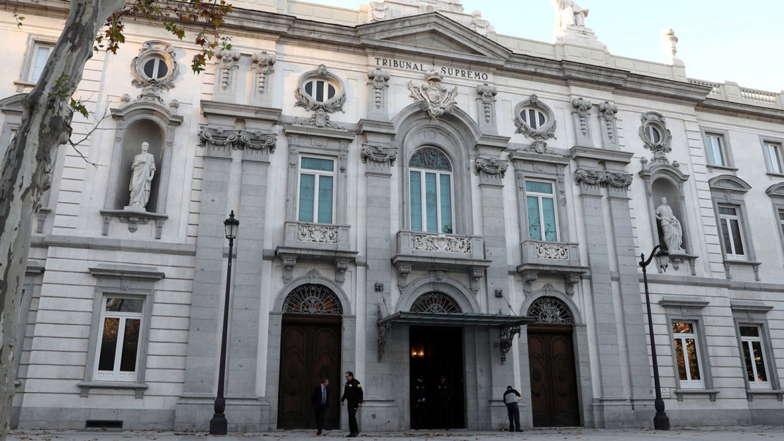 Imagen de la fachada del Tribunal Supremo, en Madrid.