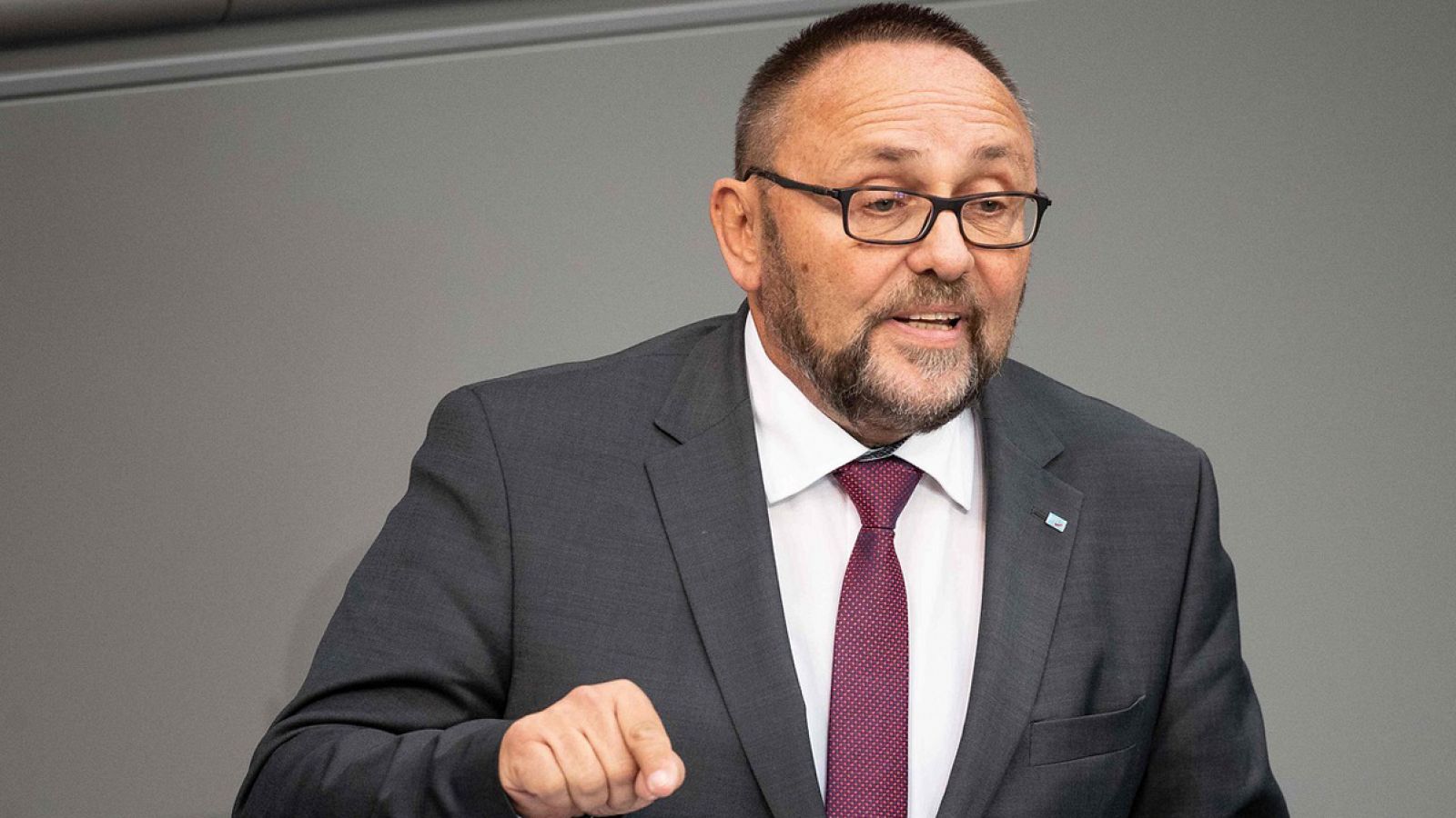 Imagen de archivo de Frank Magnitz, líder de AfD en Bremen y parlamentario en el Bundestag. Foto: Fabian Sommer / dpa / AFP