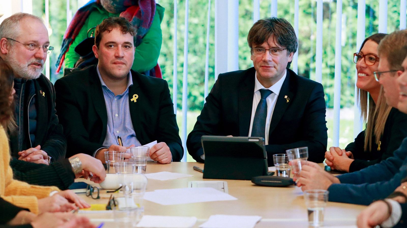El expresident Puigdemont se reúne con la ejecutiva del PDECat en Waterloo (Bélgica)