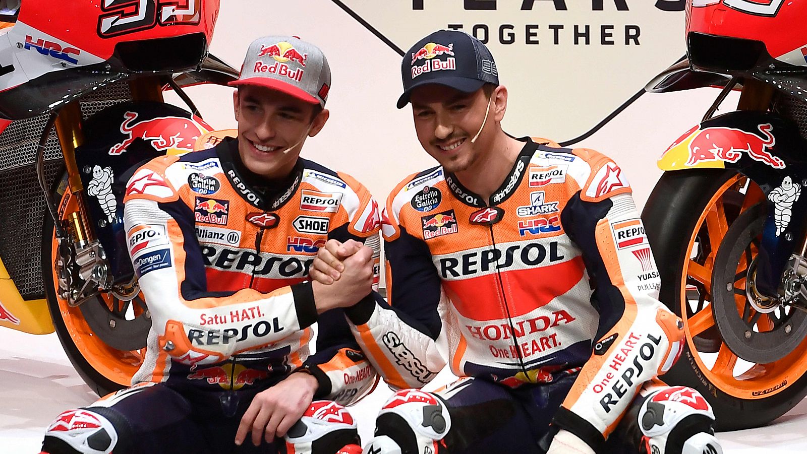 Marc Márquez y Jorge Lorenzo: "Estamos en el mejor equipo"