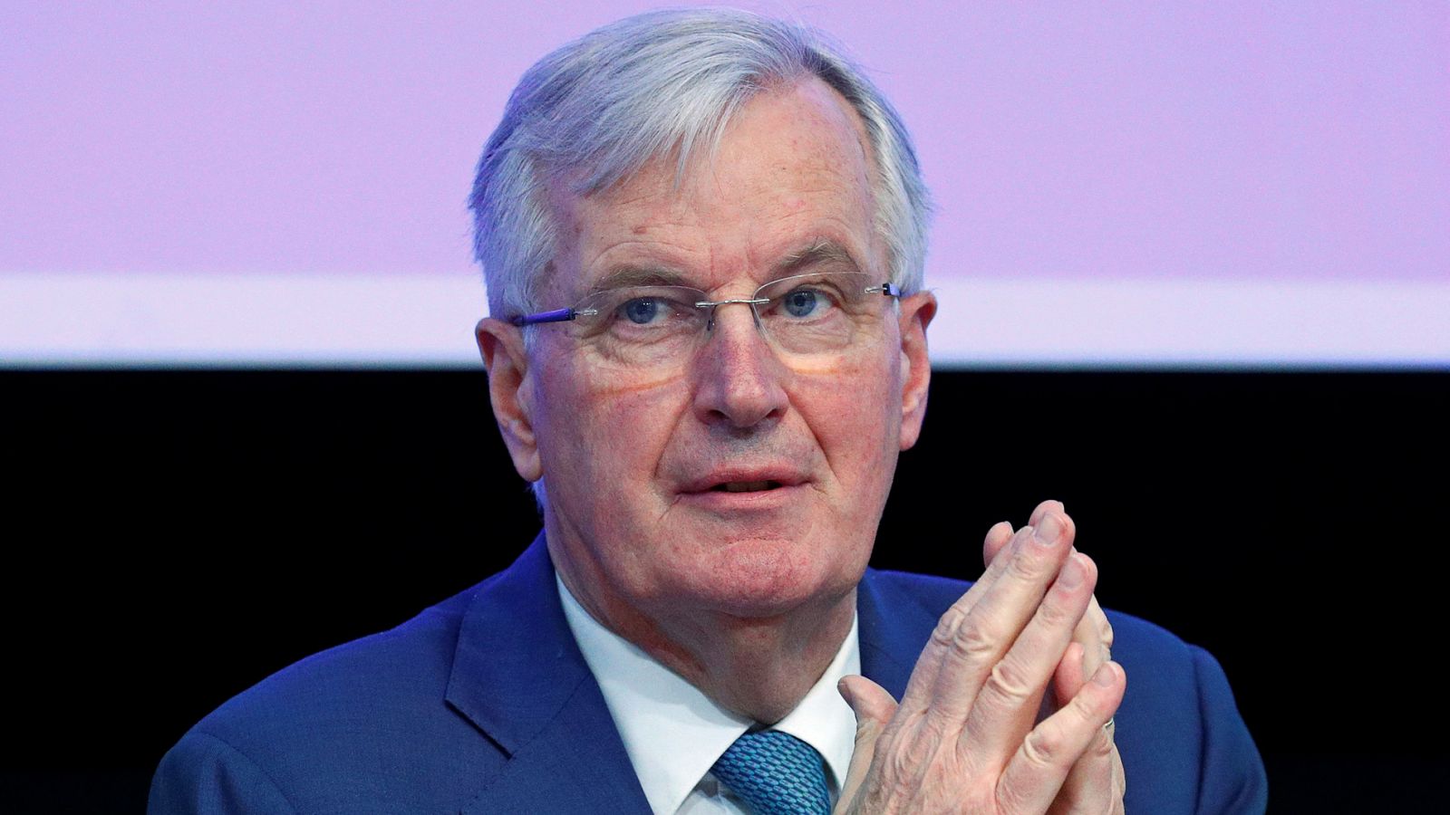 Michel Barnier, en el pleno del Comité Económico y Social europeo en Bruselas
