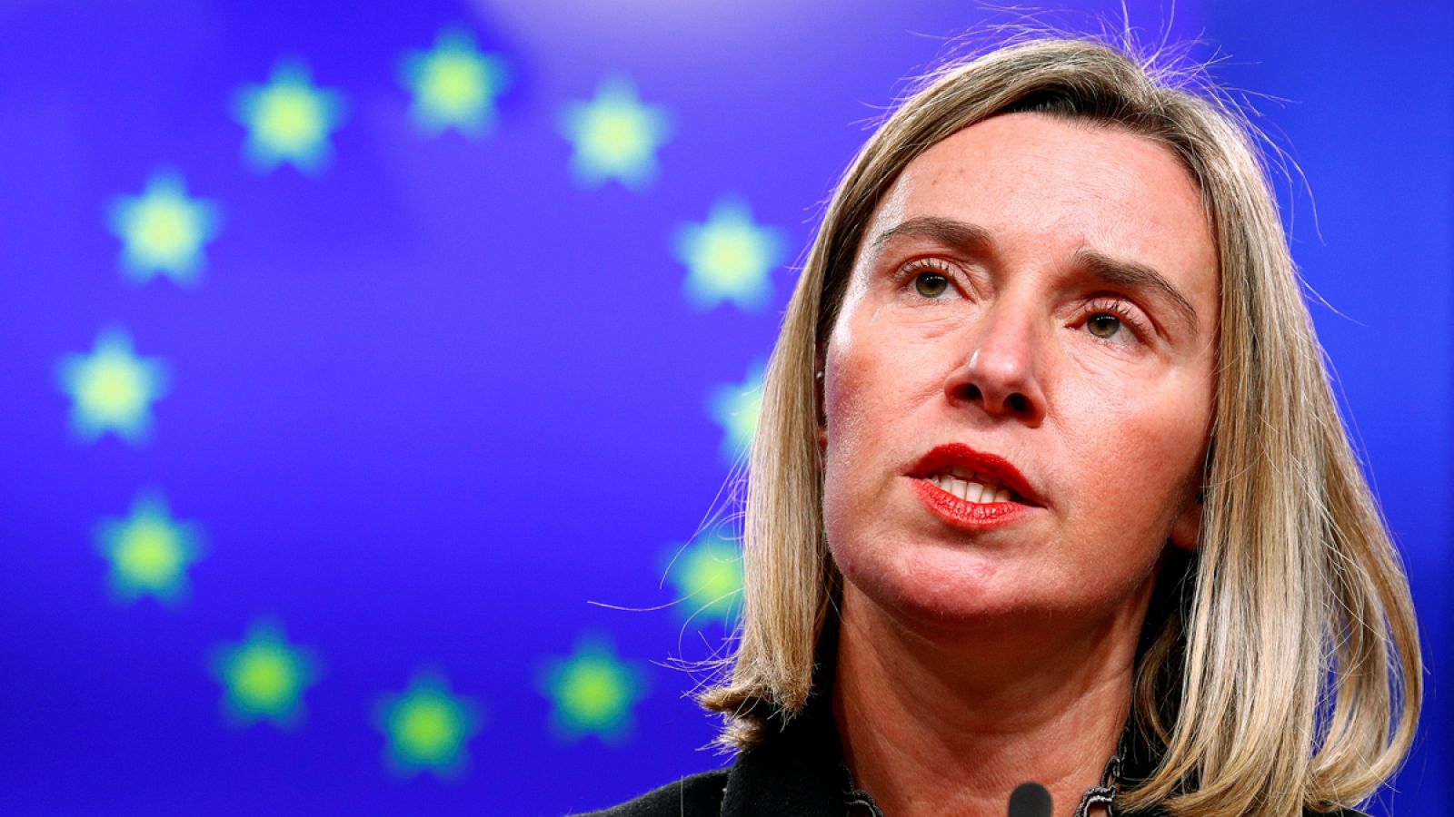 Federica Mogherini, alta representante comunitaria para la Política Exterior