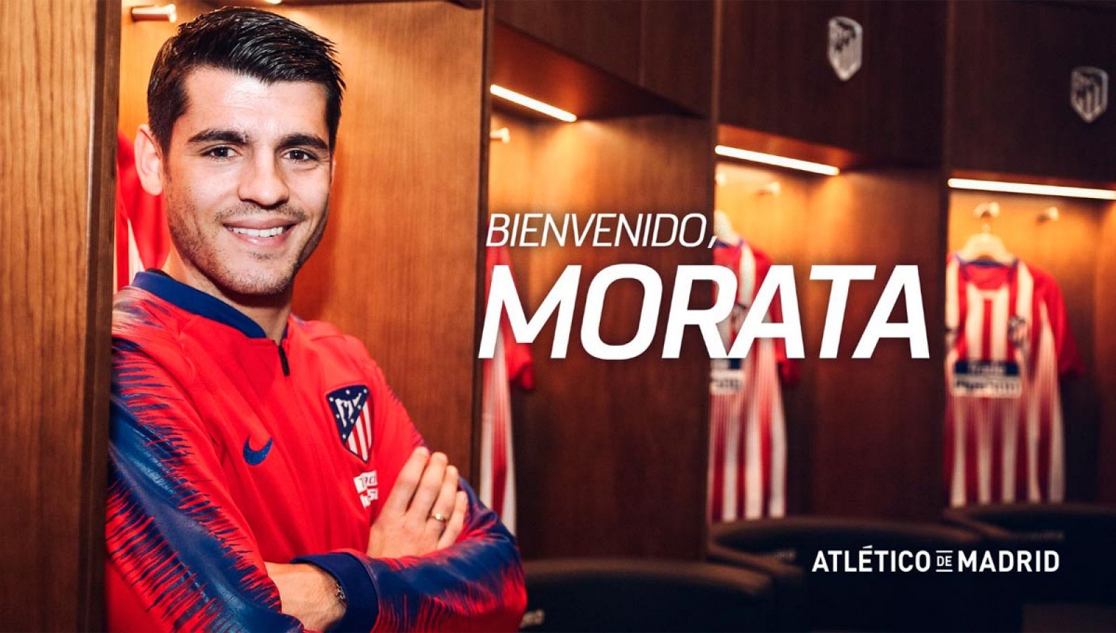 El Atlético de Madrid hace oficial la cesión por año y medio de Morata