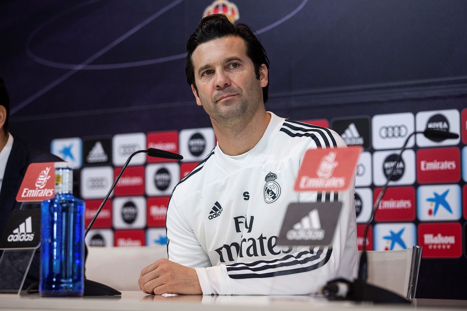 Rueda de prensa de Santiago Solari