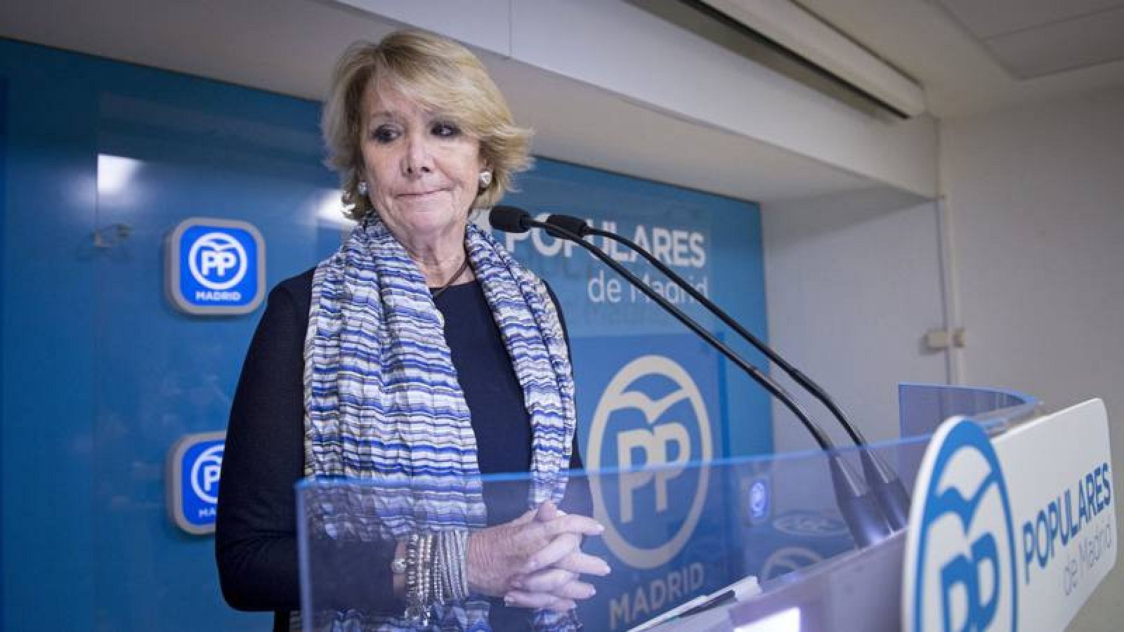 Fotografía de archivo en la que aparece la expresidenta del PP de Madrid, Esperanza Aguirre.