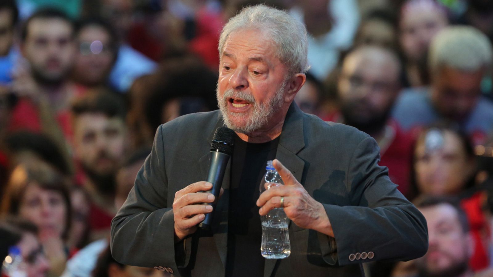 Lula da Silva, en un acto del Partido de los Trabajadores en febrero de 2018