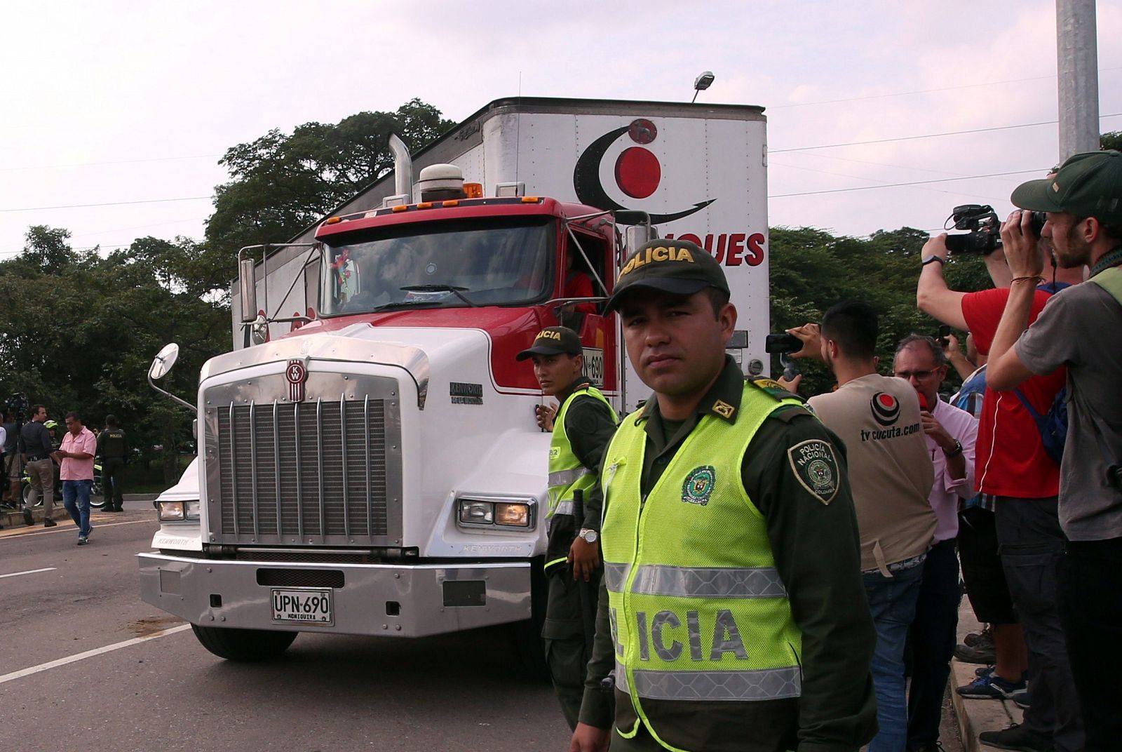 Llega a Cúcuta primera parte de ayuda humanitaria para entregar en Venezuela