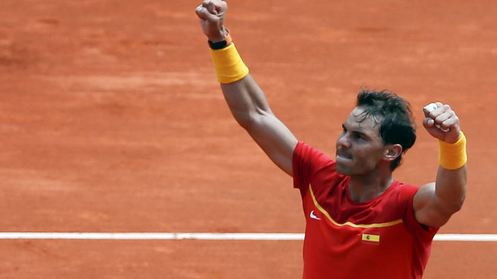 Rafa Nadal, principal baza del equipo español para la fase final de la Copa Davis.