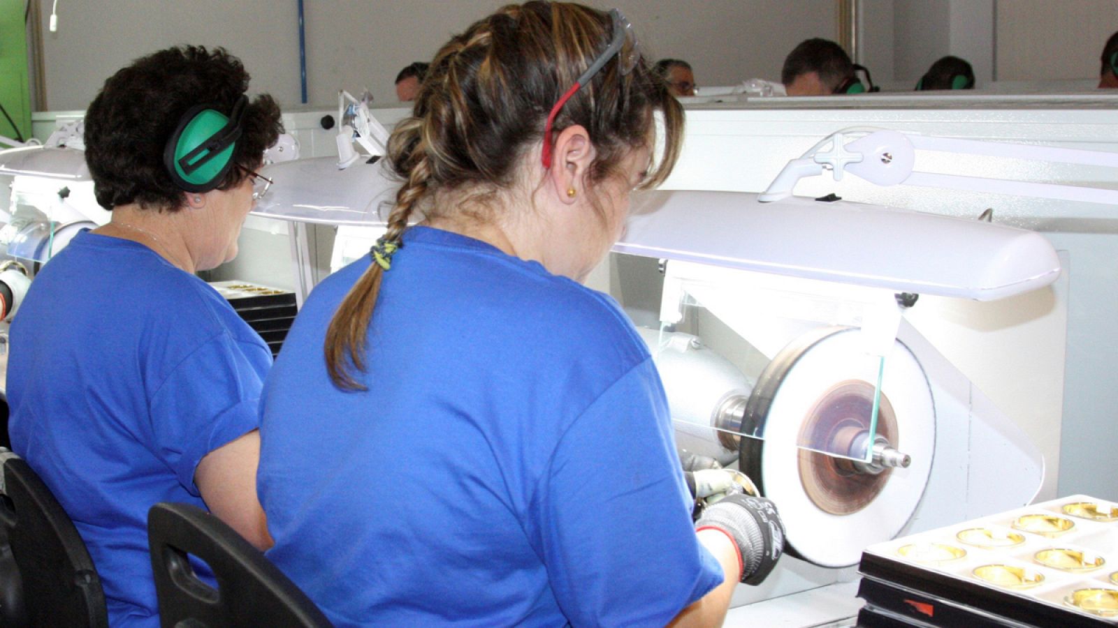 Trabajadoras en una fábrica