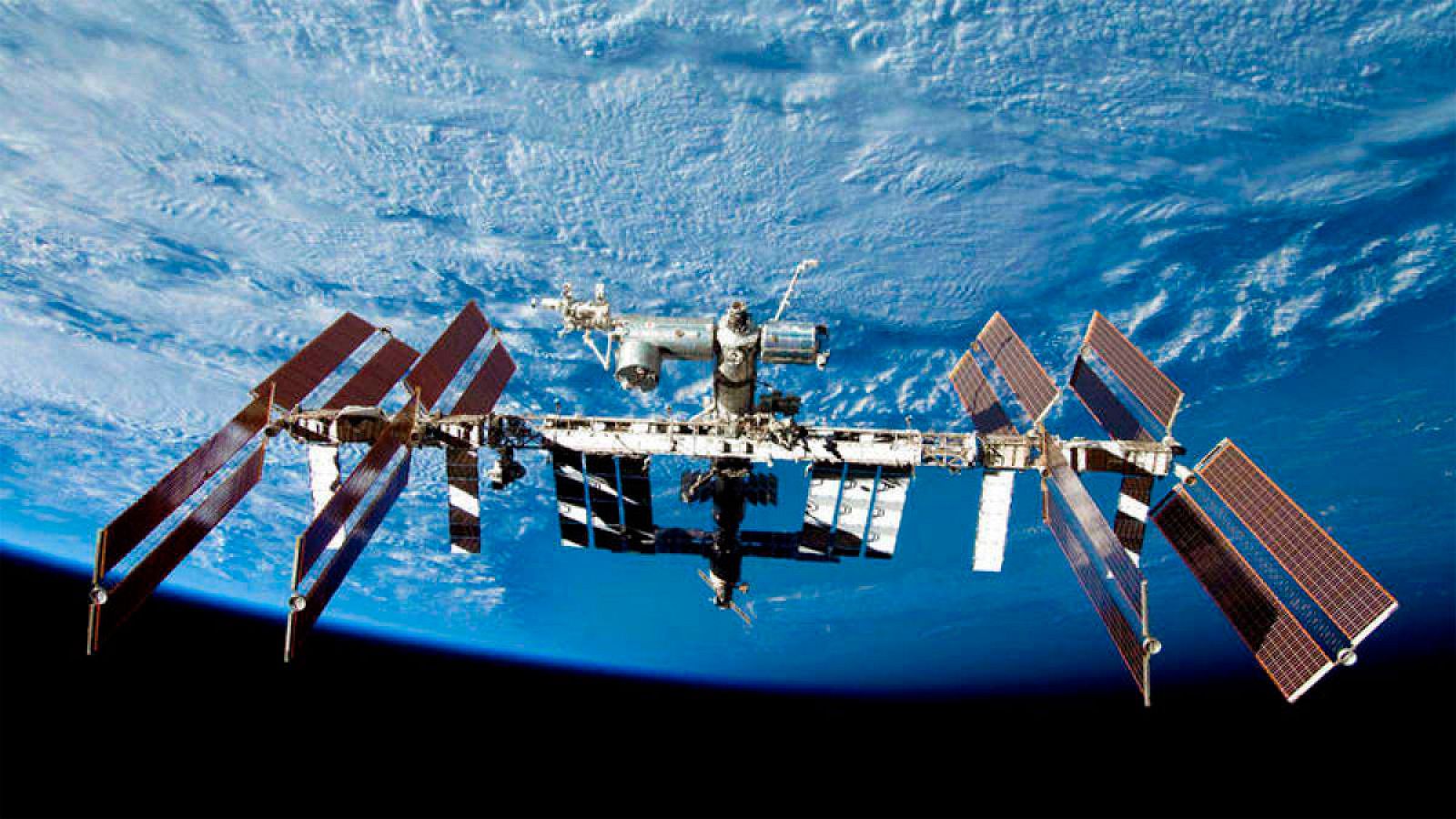 Imagen de la Estación Espacial Internacional, destino de los turistas espaciales.