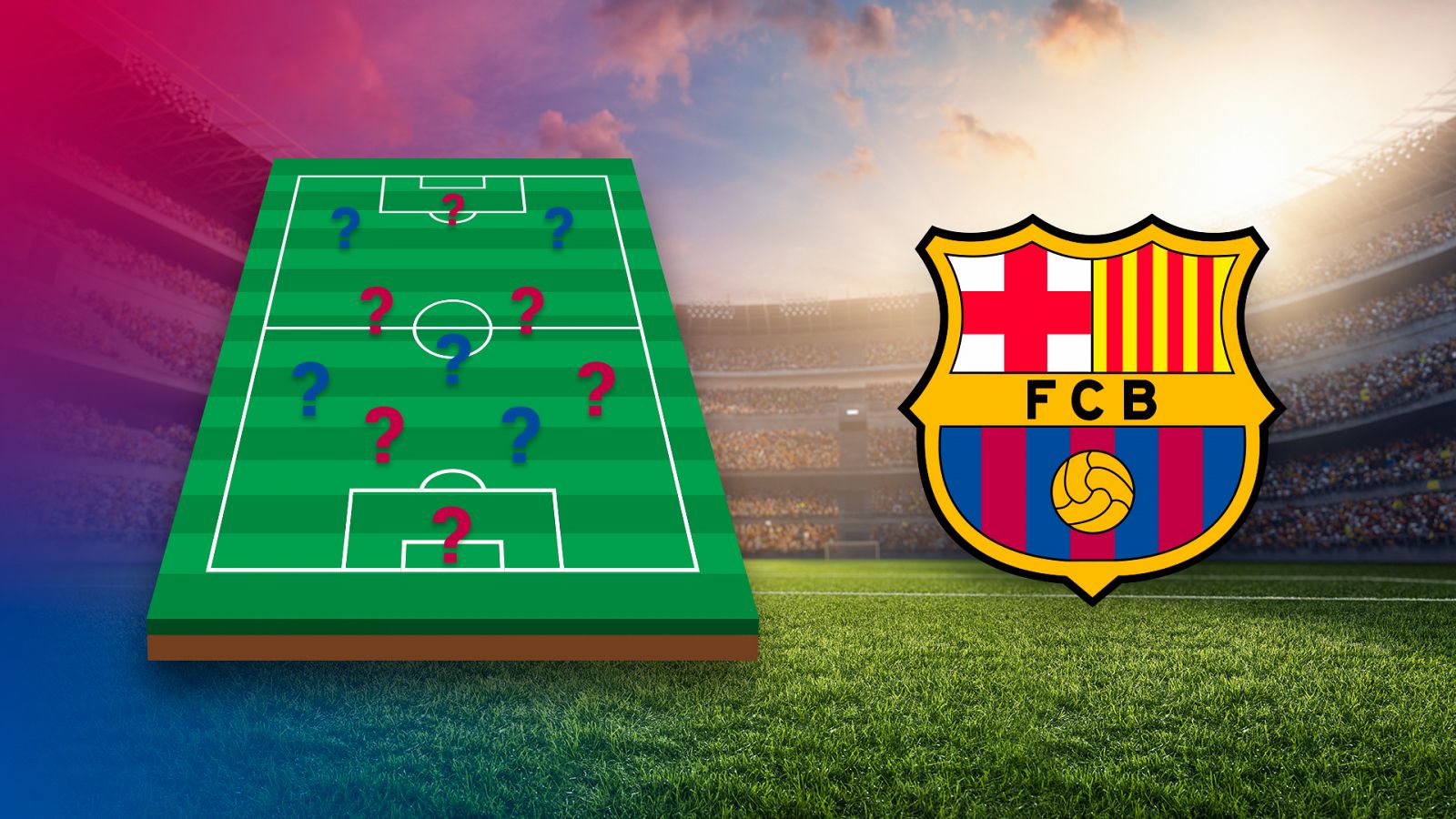 Haz la alineación del Barça